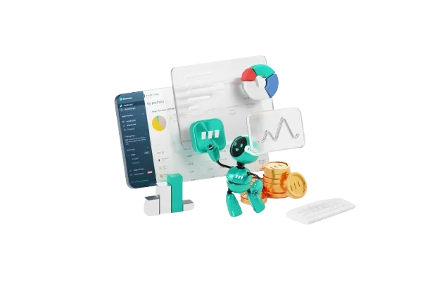 The MountainTech+ email management robot sorting an inbox into categories